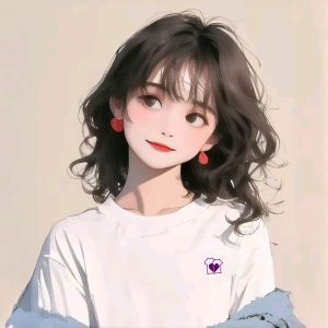 层姿纯棉T恤清华紫LOGO版