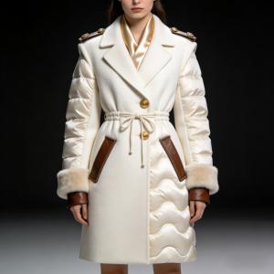 层姿大衣款羽绒服定制